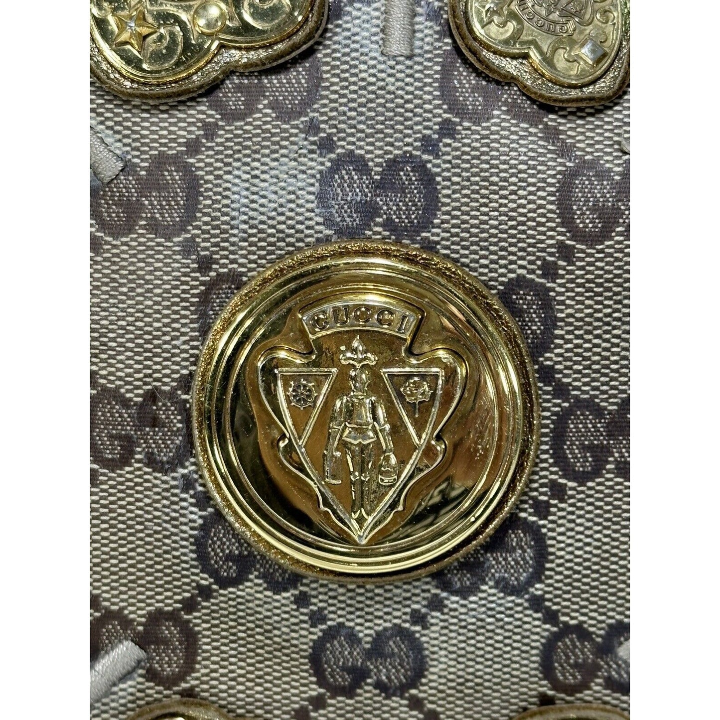 Gucci Babouska Hysteria ~ GG Monogram Crystal Coated Large Tote Bag ****READ***