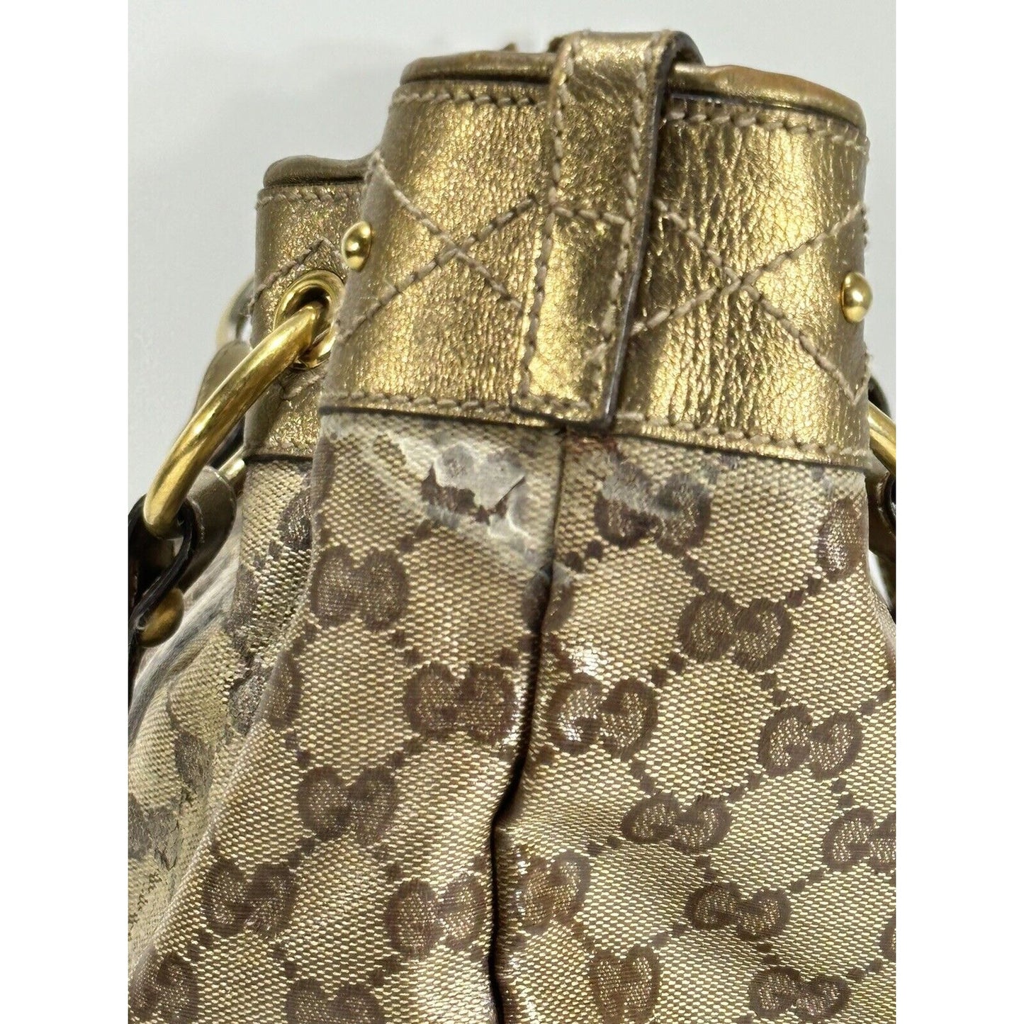 Gucci Babouska Hysteria ~ GG Monogram Crystal Coated Large Tote Bag ****READ***