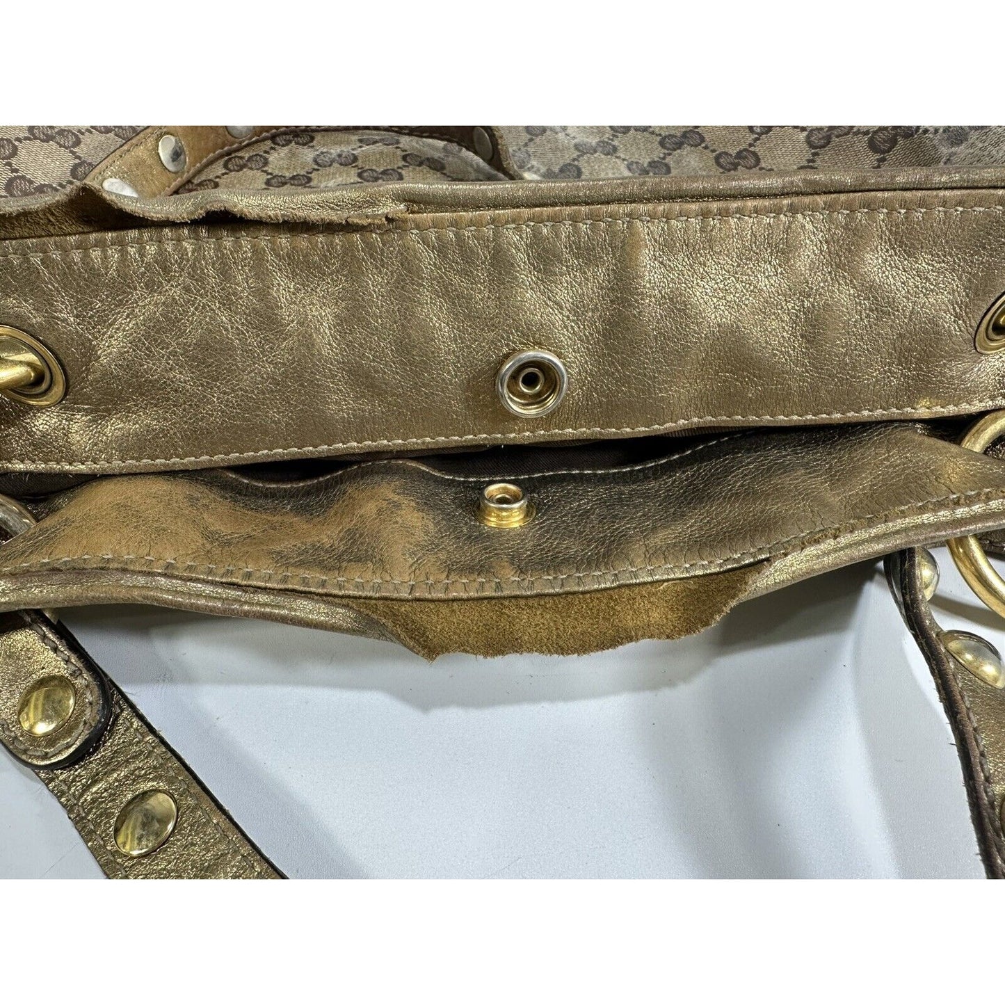 Gucci Babouska Hysteria ~ GG Monogram Crystal Coated Large Tote Bag ****READ***