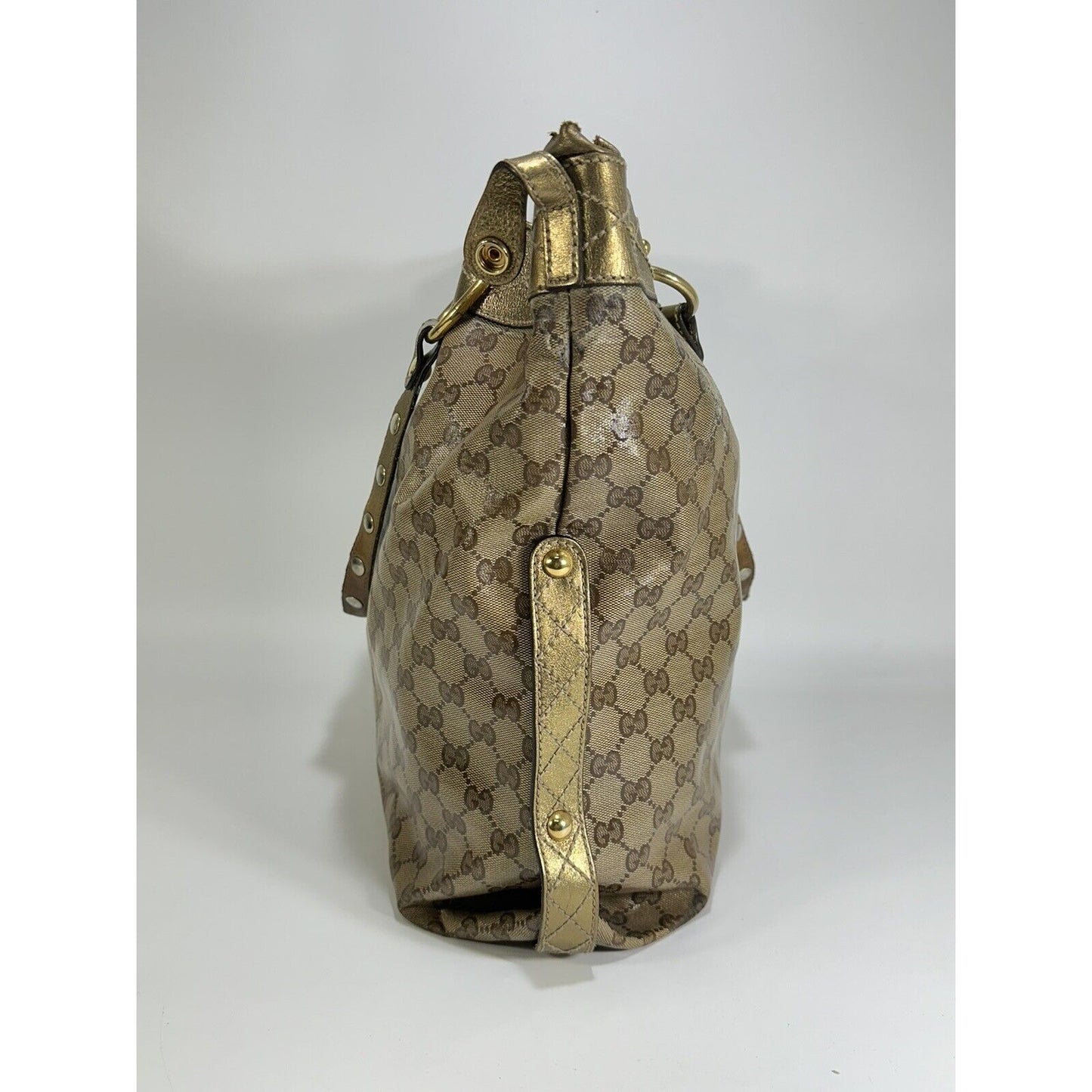 Gucci Babouska Hysteria ~ GG Monogram Crystal Coated Large Tote Bag ****READ***